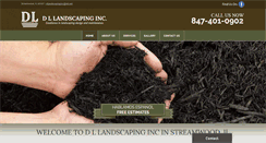 Desktop Screenshot of dllandscapinginc.com